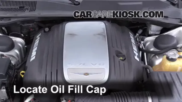 2005 Chrysler 300 C 5.7L V8 Aceite Agregar aceite
